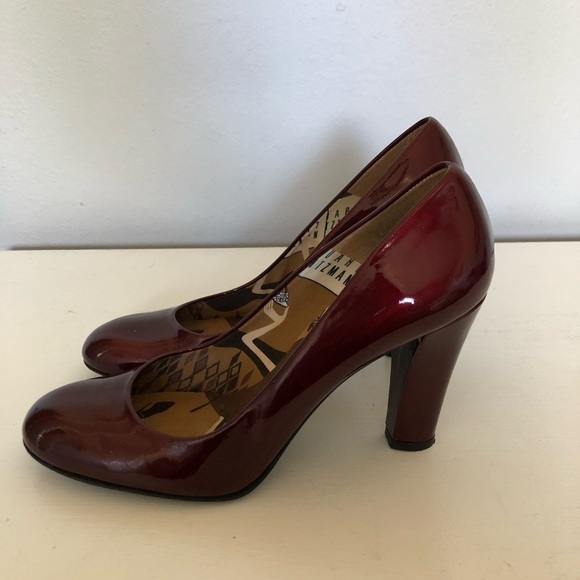 Stuart Weitzman Ruby Pumps Patent Leather Size 8.5 N GUC - Picture 2 of 7